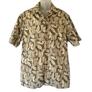 John Rich and Bros. Woolrich Men’s Button Down Tropical Shirt Size ?